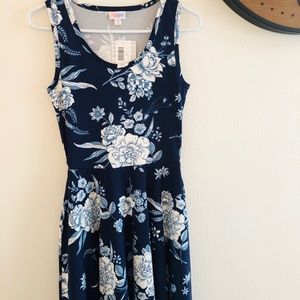 XS Floral Lularoe Nicki Dress